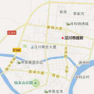 孝感市汉川市地图