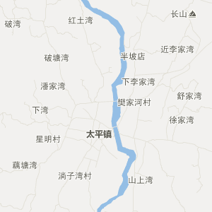 广水太平交通地图_中国电子地图网