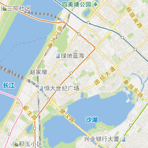 武汉市江岸区地图