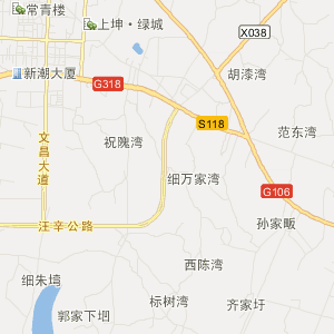 武汉市新洲区地图