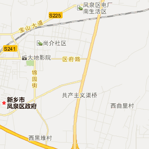 新乡市凤泉区历史地图