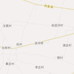 安阳市内黄县行政地图