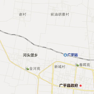广平县广平镇交通地图图片
