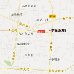 邢台市宁晋县地理地图