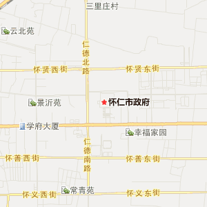 怀仁何家堡交通地图_中国电子地图网图片