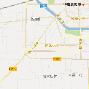 石家庄市行唐县地图