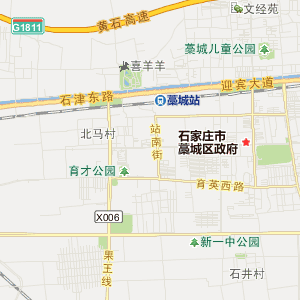 石家庄市藁城区历史地图