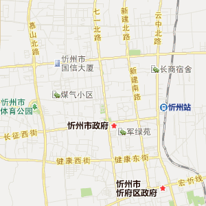 忻州市忻府区地图