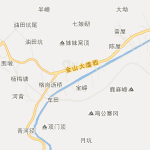 河源市紫金县地图