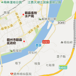 赣州市赣县区地理地图