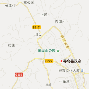 赣州市寻乌县地图