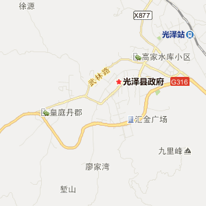 南平市光泽县地理地图