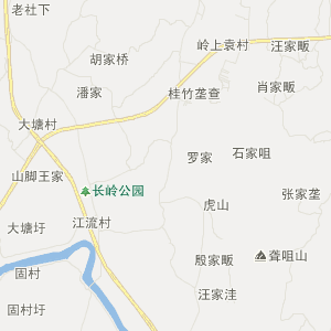 九江市德安县地图