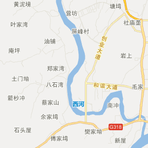 黄冈市英山县地图