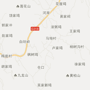 黄冈市英山县地图