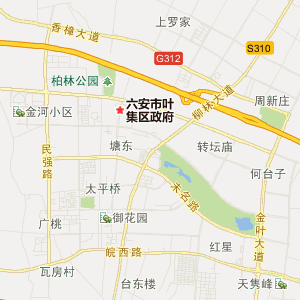 六安市叶集区地图