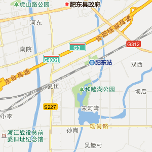 肥东撮镇交通地图_中国电子地图网