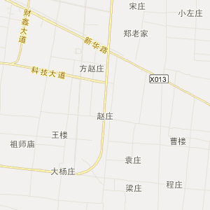 周口市郸城县地图