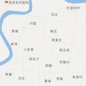 信阳市淮滨县行政地图