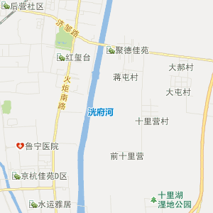 济宁市任城区金融休闲地图