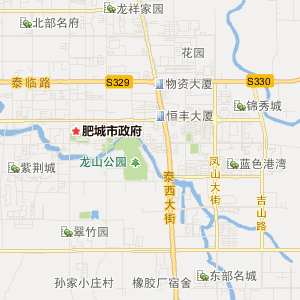 肥城王瓜店交通地图_中国电子地图网