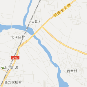 定兴北河交通地图_中国电子地图网图片