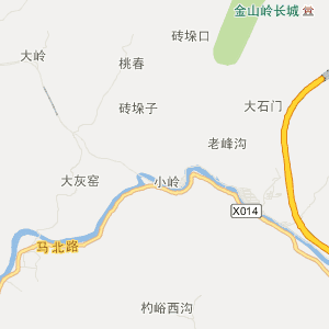 密云古北口交通地图_中国电子地图网图片