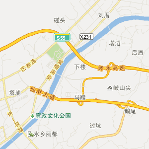 莆田市仙游县地图