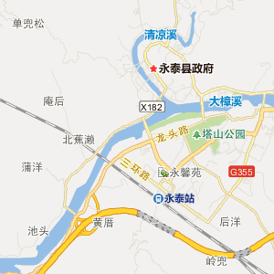 福州市永泰县地图