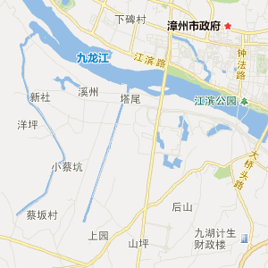 漳州市芗城区地图