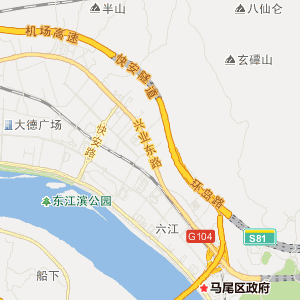 福州市马尾区地图