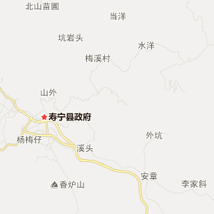 宁德市寿宁县历史地图