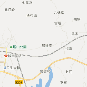 上饶市横峰县地图