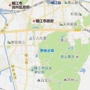 镇江市京口区地图图片