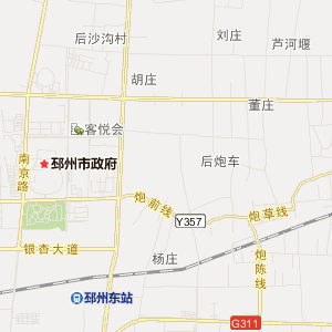 徐州市邳州市行地图