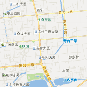 滨州市滨城区历史地图