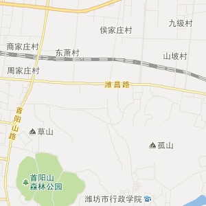 潍坊昌乐交通地图_中国电子地图网图片