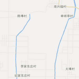 潍坊市寒亭区地理地图