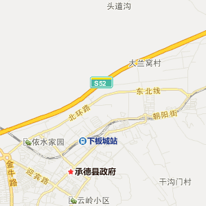 承德县甲山镇旅游地图图片