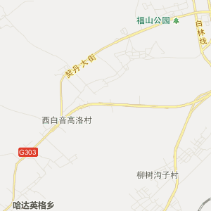 赤峰市巴林左旗地理地图