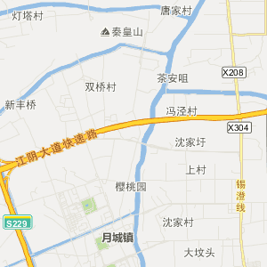 江阴市月城镇旅游地图_月城镇图片下载