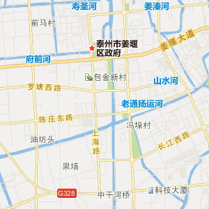 泰州市姜堰区地图