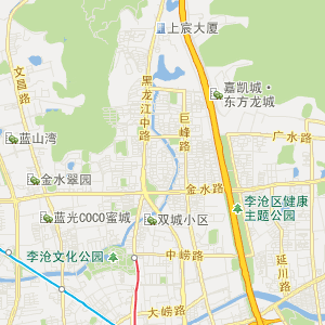 青岛市李沧区地图