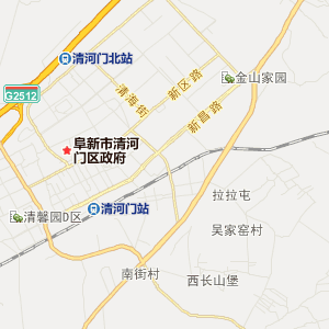 阜新市清河门区地理地图