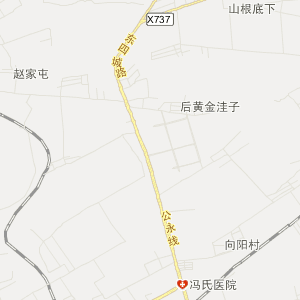 长春市公主岭市地图