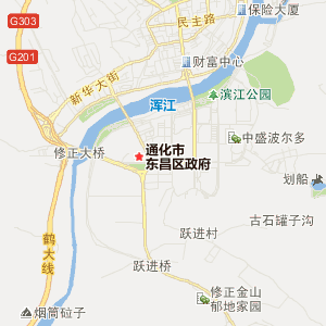 通化市东昌区地图