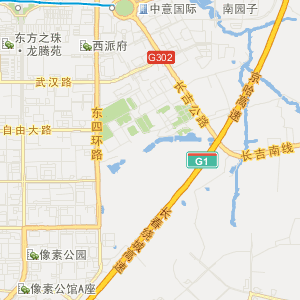 长春市二道区地图