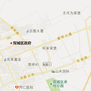 哈尔滨市双城区历史地图