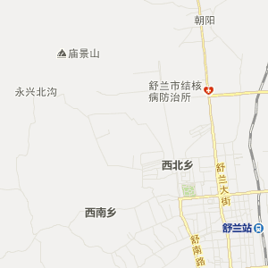 吉林市舒兰市地图