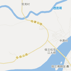 哈尔滨市依兰县行政地图